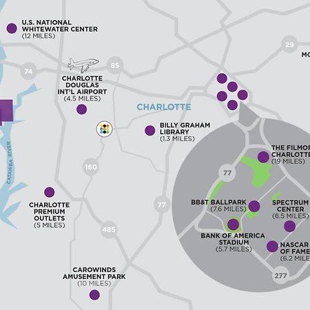 Hyatt Place Charlotte Airport Billy Graham Parkway Bagian luar foto